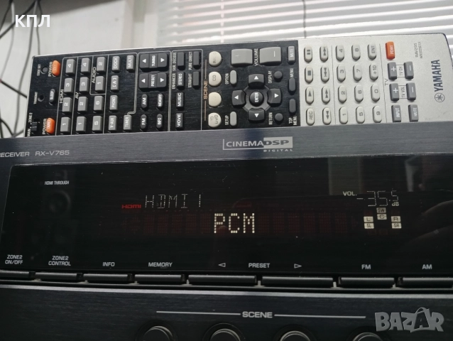 7.2 канален ресивър Yamaha RX-V 765, снимка 6 - Ресийвъри, усилватели, смесителни пултове - 52774321