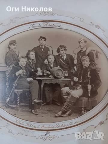 Фамилна снимка от XVIII, снимка 3 - Антикварни и старинни предмети - 50919746