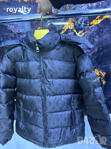 Louis Vuitton Зимно Мъжко Яке Реални Снимки , снимка 2 - Якета - 53295555
