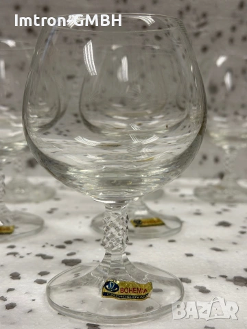 Чаши за коняк Bohemia Sterna 6 броя 250мл. Кристалит Чехия
