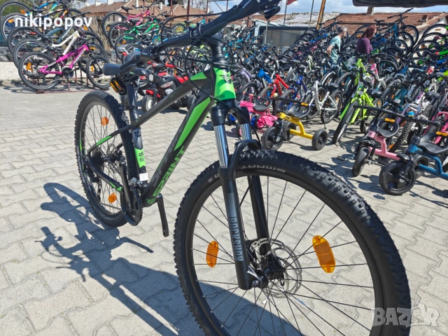 PA Велосипед 27.5" APOLON черен/зелен, снимка 5 - Велосипеди - 54276959