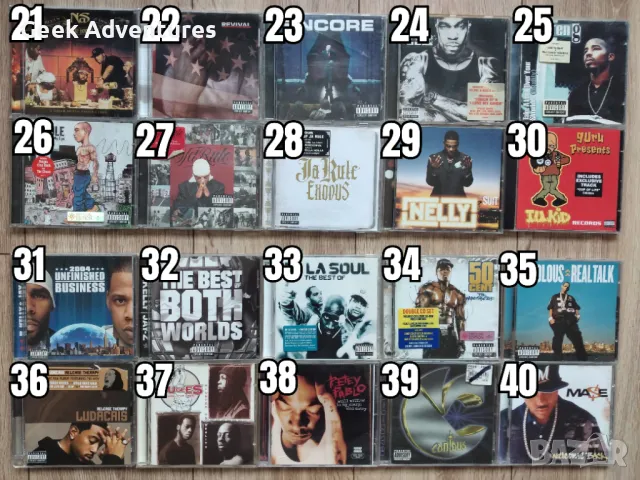 Hip-Hop Rap Music Albums CD's Оригинални Рап Музикални Дискове Хип-Хоп, снимка 3 - CD дискове - 46671250