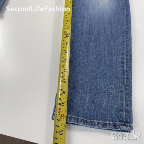 Дамски дънки Herrlicher Pearl слим 5692 сини  размер W32 L32, снимка 6 - Дънки - 53107314