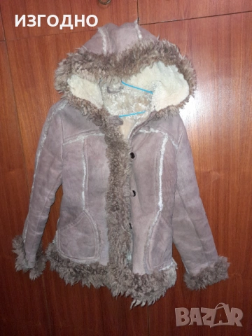 40€ БУТИКОВ КОЖУХ ОТ АГНЕШКА КОЖА ФИННА ИЗРАБОТКА, снимка 4 - Палта, манта - 53008519