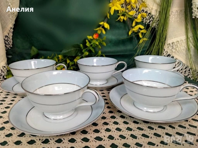 Noritake сетове фин костен порцелан от Япония , снимка 8 - Чаши - 53016304