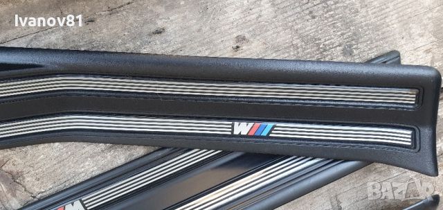 Лайсни на прага бмв е46  м спорт пакет bmw e46 m sport door sill trim м спорт лайсна праг бмв е 46, снимка 7 - Части - 46544807