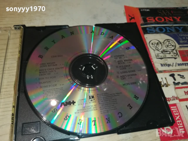 BRYAN ADAMS CD 0808251127, снимка 11 - CD дискове - 51295450
