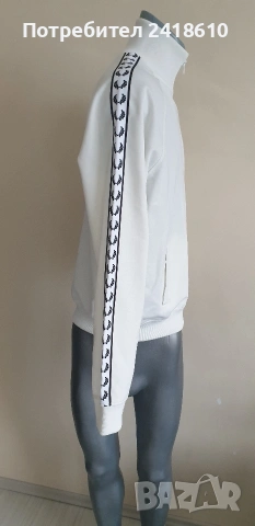 Fred Perry Full Zip Mens Size  M НОВО! ОРИГИНАЛ! Мъжки Горнища!, снимка 3 - Спортни дрехи, екипи - 53593515
