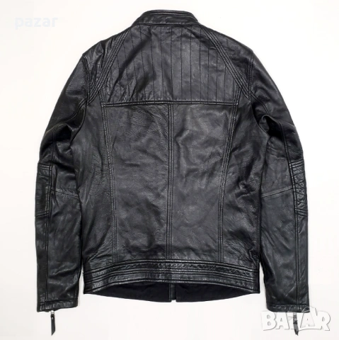 BERTOLUCCI Мъжко Кожено Яке Естествена Кожа L-XL, снимка 3 - Якета - 53617500