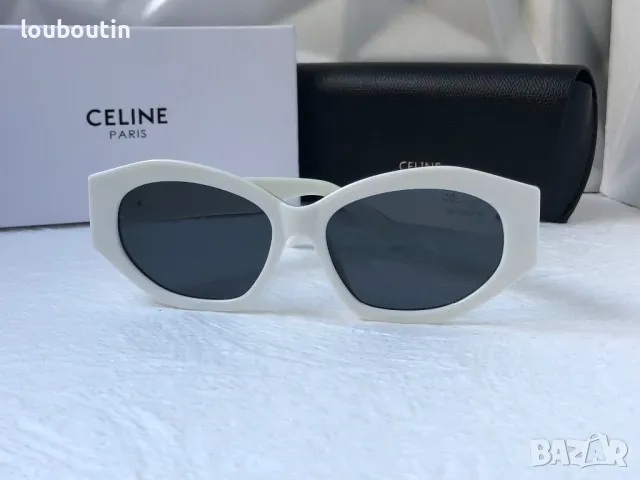 Celine 2024 дамски слънчеви очила 2 цвята бели черни, снимка 11 - Слънчеви и диоптрични очила - 47032062