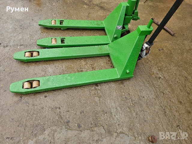 палетна количка, снимка 3 - Друго търговско оборудване - 53389151