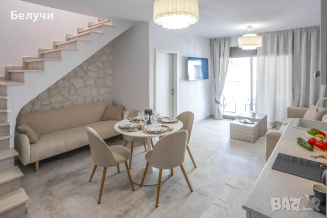 Къща с басейн в Гърция Неа Перамос, снимка 7 - Почивки в Гърция - 51689363