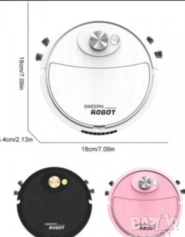 Нова мини робот-прахосмукачка, снимка 4 - Прахосмукачки - 51758564