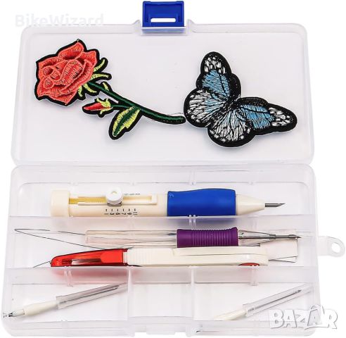 VOANZO DIY Magic Embroidery Pen Set Punch Needle Set  Инструменти за шивачи НОВИ, снимка 2 - Други инструменти - 45582524