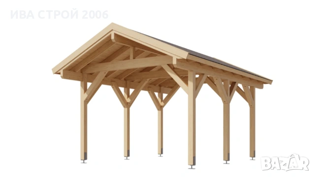 Сглобяеми дървени къщи и конструкции IVA HOUSE – бунгала, навеси, градински къщи, гаражи,бараки., снимка 9 - Други ремонти - 53401625