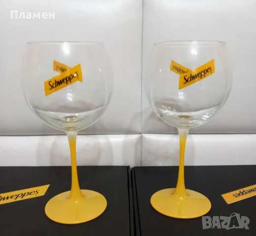 Комплект 2 бр. коктейлни чаши Schweppes , снимка 4 - Чаши - 49143379