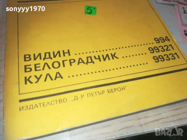 ВИДИН-УКАЗАТЕЛ 0810241102, снимка 6 - Други - 47505412