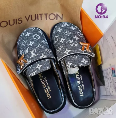 дамски комплект чехли и чанта louis vuitton , снимка 6 - Чанти - 47323903