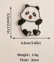 6 пози Панда апликация за дреха дрехи самозалепваща се нашивка бродерия, снимка 3