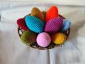 Ръчно изработени плетени играчки - Великденски яйца, снимка 2