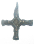 Старинен бронзов рицарски кръст от епохата на кръстоносците, снимка 3