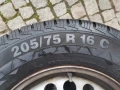 2бр Зимни БУСОВИ гуми CONTINENTAL VANCO WINTER2 205/75/16С , снимка 6