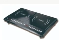 Котлон двоен индукционен Rosberg, 2000W+2000W, Кристални плочи, снимка 1
