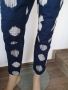 Дамски панталон G-Star RAW® 5622 3D MID BOYFRIEND SARTHO BLUE/SNOW AO, размери W25 и 31  /284/, снимка 4