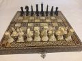 Сирийска седефена дъска за шах и табла, снимка 1 - Шах и табла - 45797386
