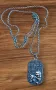 Зодия БЛИЗНАЦИ - Гердан в стил Dog Tag, снимка 1