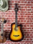 Нова акустична китара  за начинаещи 96 см, снимка 1