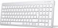 Bluetooth клавиатура OMOTON за Mac, ултратънка преносима безжична клавиатура, снимка 1 - Клавиатури и мишки - 46009432