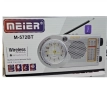 Мултифункционално настолно Bluetooth радио и аудио вграден музикален плейър MEIER M-572BT, снимка 1
