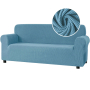 Еластичен калъф за диван "Комфорт", светло синьо, снимка 4