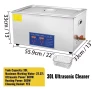 Ултразвукова дигитална почистваща вана  30 Литра / 40 kHz, снимка 2