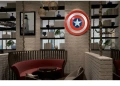 Щит на Капитан Америка Captain America 60см реалистичен модел метален, снимка 13