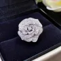 Chanel Camellia оригинален пръстен, снимка 1