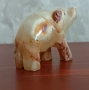 Фугурка-слон от мраморен оникс, снимка 3