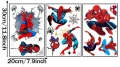 Спайдърмен Spiderman паяжина самозалепващ стикер лепенка за стена мебел прозорец детска стая детски, снимка 3