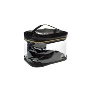 Тоалетна чанта, с дръжка, черна, 26x18.5x20.5см, снимка 1 - Комплекти и лотове - 45223471