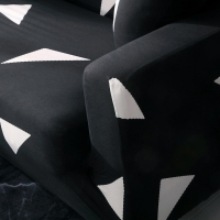 Еластичен калъф за диван "Мечта", черно и бяло, снимка 4 - Други - 44977662