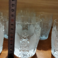 Кристални чаши за вода уиски вино ракия , снимка 5 - Антикварни и старинни предмети - 40462725