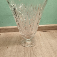 Кристална ваза арт деко, снимка 1 - Вази - 45036428