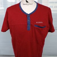 Columbia - мъжка  памучна тениска за планина и туризъм  размер XL slim fit , снимка 1 - Тениски - 45270065