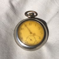 старинен сребърен, джобен часовник, снимка 16 - Антикварни и старинни предмети - 45142644