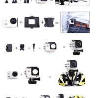 Екшън камера SPORTS CAM, водоустойчива, 4K HD/,16 мегапиксела., снимка 3 - Камери - 45944109