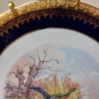 Колекционерска декоративна чиния от френски порцелан Limoges,, снимка 3 - Декорация за дома - 46023147