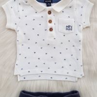 Дънки и риза за бебе 52-56см., снимка 9 - Комплекти за бебе - 45391116