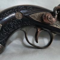 Красив метален кремъчен пистолет за украса и декорация , снимка 6 - Колекции - 45839728