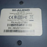 М-AUDIO Fast Track Pro, снимка 4 - Ресийвъри, усилватели, смесителни пултове - 45437042